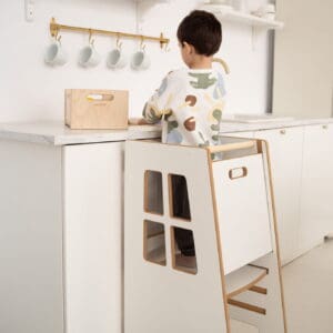 Montessori virtuvės bokštelis