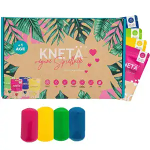 KNETÄ veganiška modeliavimo masė - maišelių rinkinys (4x100g)